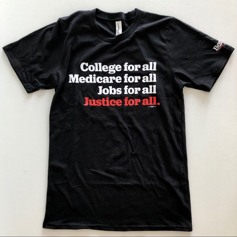 BERNIE 2020 “For All” Tee + BERNIE 2020 Sticker